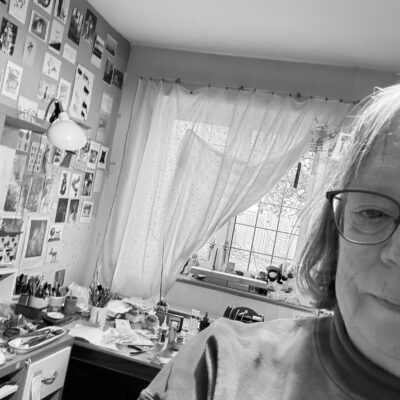 studio image - by Julie Pfeiffer Harrington