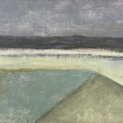 Fields of Gold - oil on board - 420 x 283mm - by Penny Hamblin