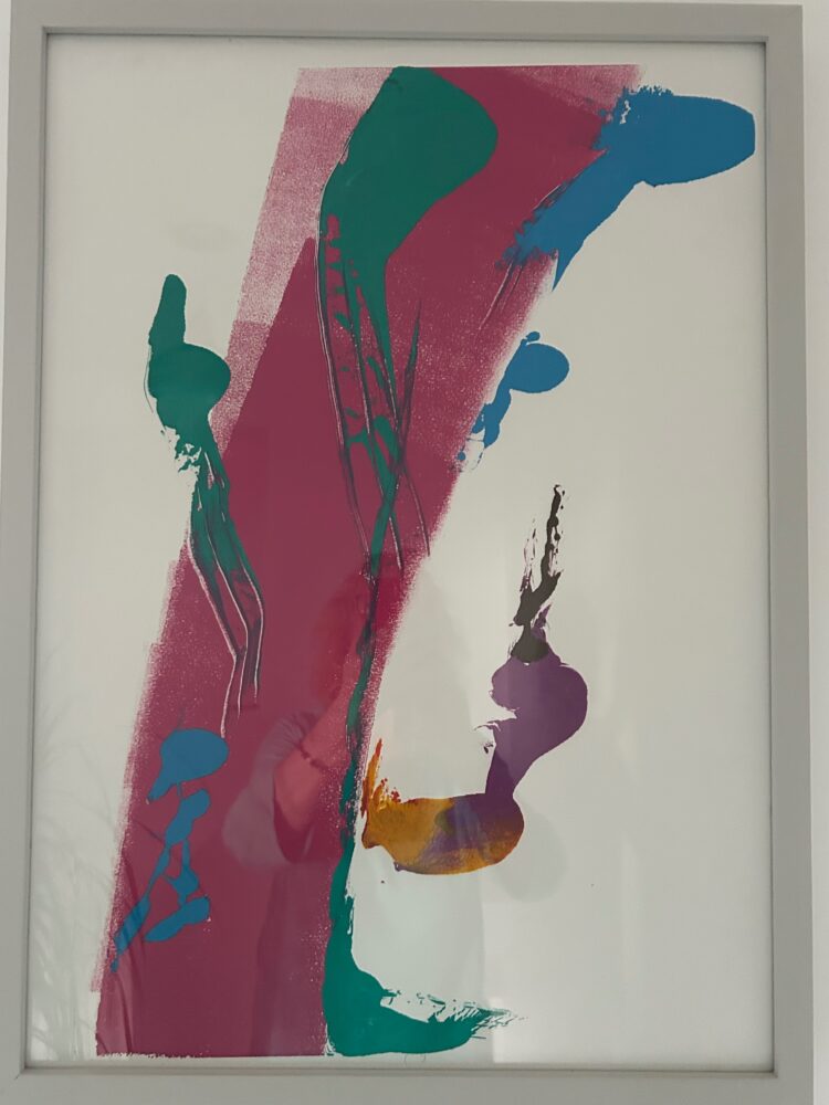 Monoprint - Printing ink on paper.