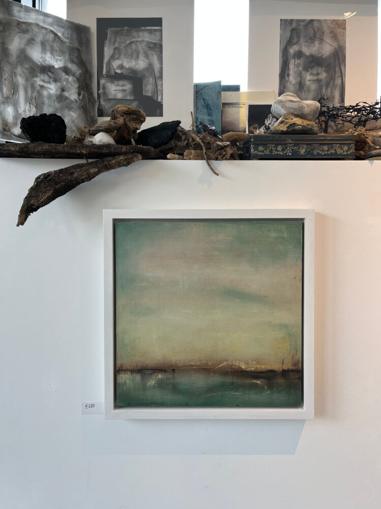 across the water - oil on canvas