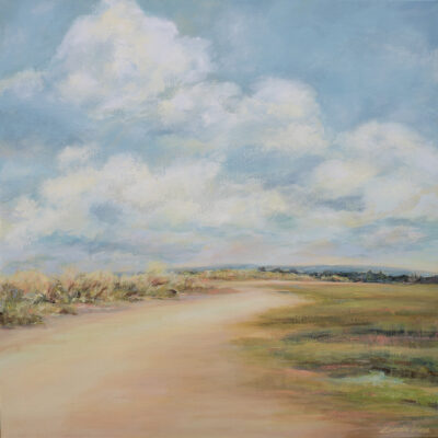Shifting Sands - Acrylic - 100cm x 100cm - by Linda Vine