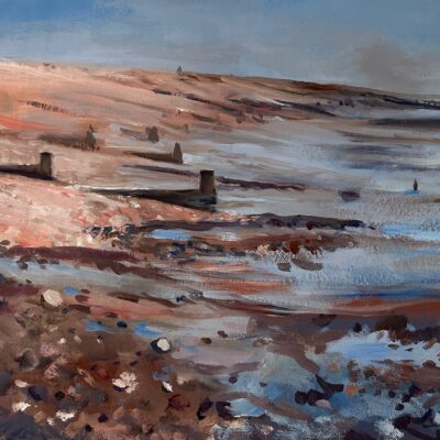Incoming Tide - Oil & acrylic on canvas - 30 x 40 cm - by Morna Hinton