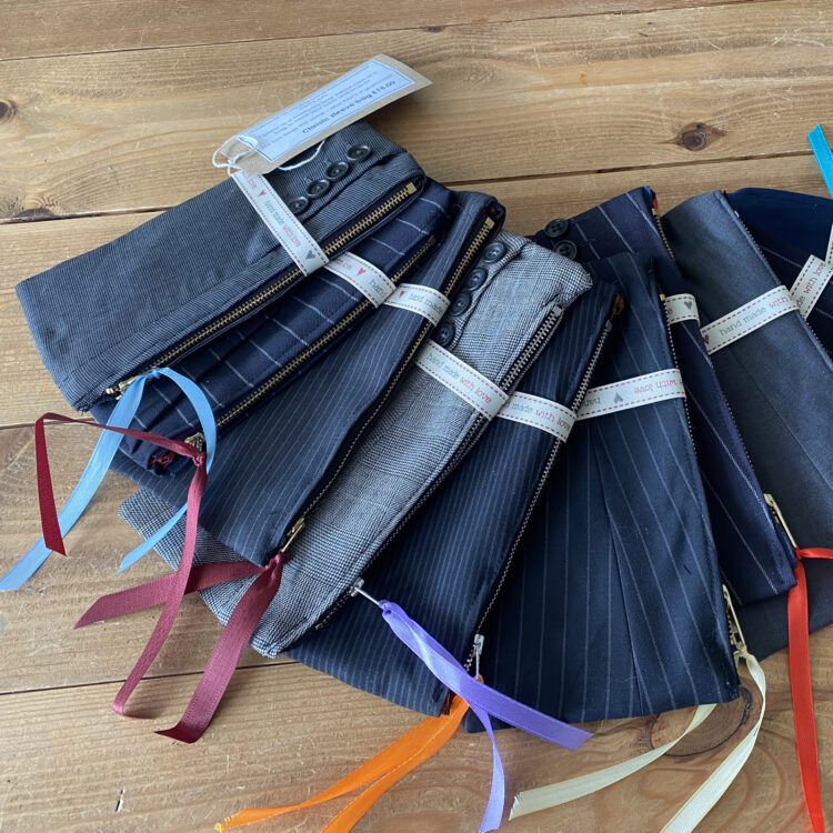 upcycled sleeve - fully lined wool jacket sleeve