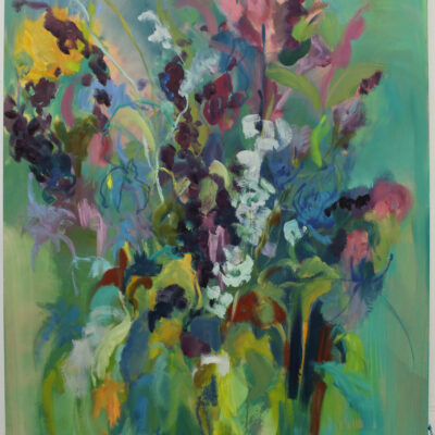 Fleeting moves - oil on canvas - 100 x 120 cm - by Jayne Sandys-Renton