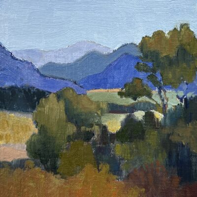 Colorado - Oil on board - 5” x 7” - by Laura Fletcher