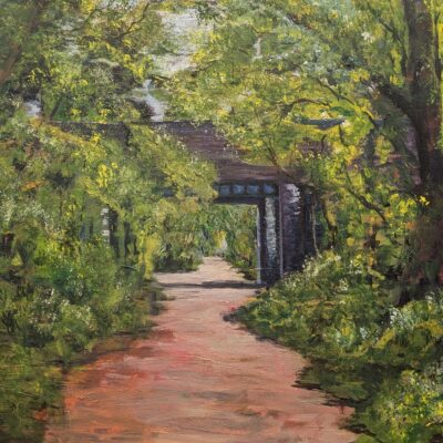Centurian Way - Oil on Canvas - 60 x 60 cms - by Linda Foskett