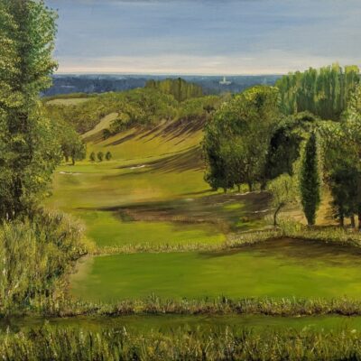 Time to Play - Oil on Canvas - 150 x 120 cms - by Linda Foskett