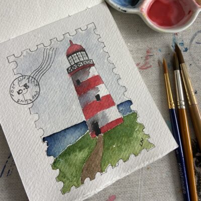 Mini watercolour - Watercolour - Assorted - by Louisa Nicholls