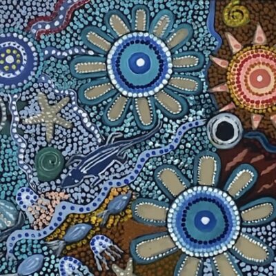 Dream Time - Acrylic - 50 cm x 50 cm - by Patsy Parfitt