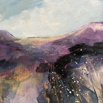 Heather Galore - Multi Media - 29 x 29 cm - by Paula Chuter-Baker