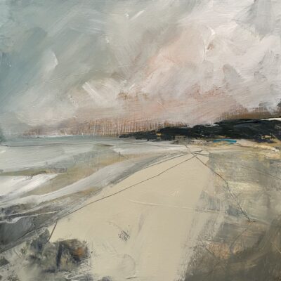 Cornish Sands - Multi Media - 33 x 33 cm - by Paula Chuter-Baker