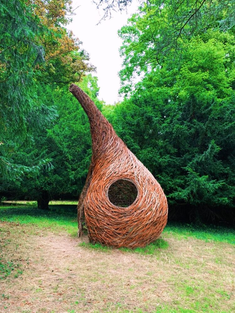 Waddesdon Pod - willow and hazel