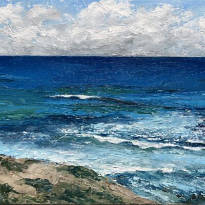 Southern Ocean - Oil on board - 10 x 8 inches - by Rosy Turner