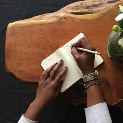 Waney Edges Coffee Table - Wood - Yew - 200cm x 50cm x 50cm - by Scott Farmer