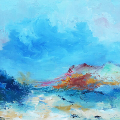 Through the Pass - Oil on board - 14 inch x 11 inch - by Susie Olford