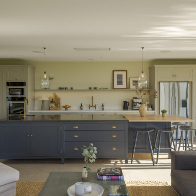 Sample kitchen - Tulipwood, oak, garnite - 3500 x 1100 - by Tim Jasper