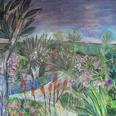 A Tropical Garden - Acrylic on canvas - 30
