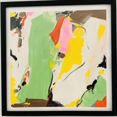 remains of the day - acrylic - 40 x 40cm - by Clair Payne