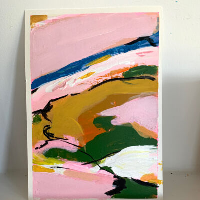 low tide - acrylic - 20 x 15cm - by Clair Payne