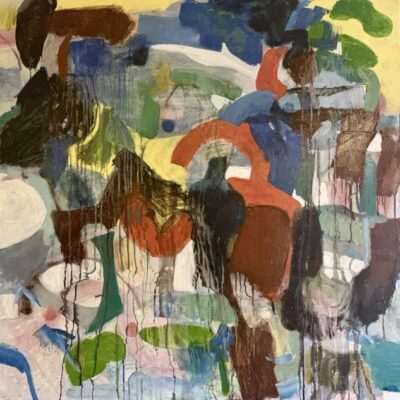 Blackbird - Oil on canvas - 100x100 cms - by Elsie Green