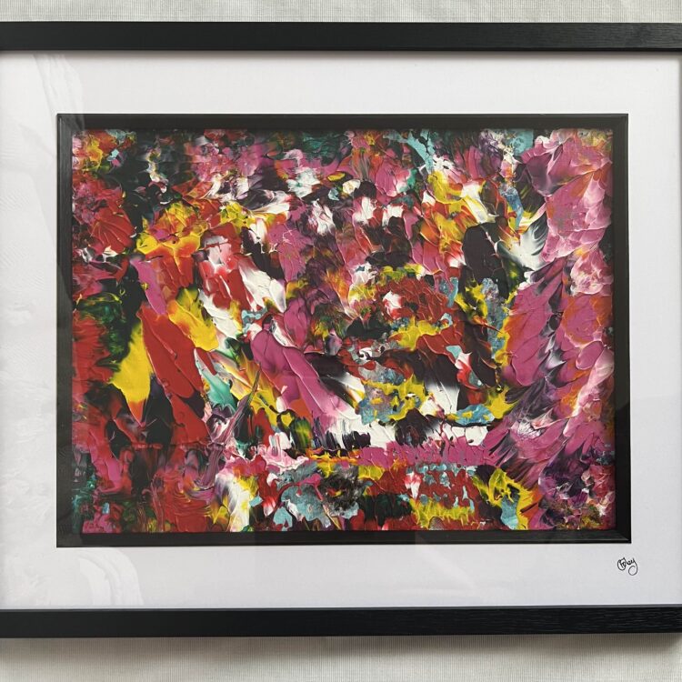 Feathers - Abstract acrylic