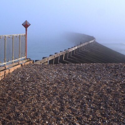 When the fog rolls in - Photograph - 16 inches by 12 inches - by Julia Lampam