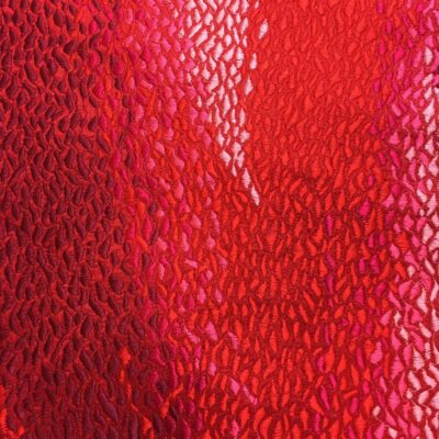 Harrowed - embroidered textiles - 70cm x 70cm - by Polly Meynell