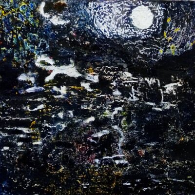 Semele - mixed media on board - 50x50 cms - by Rose Gough