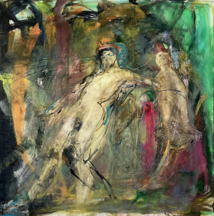 Night Out - Oil on canvas