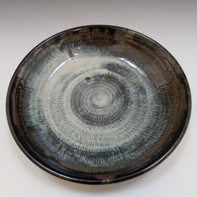 bowl, tenmuko & nuka glaze - stoneware clay - 32cm diameter - by StJohn Trundle